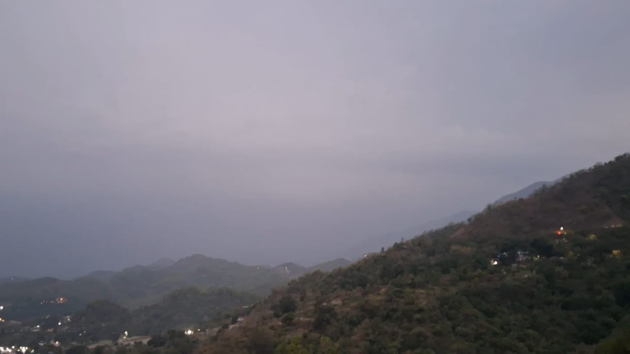 Dehradun valley panoramic view