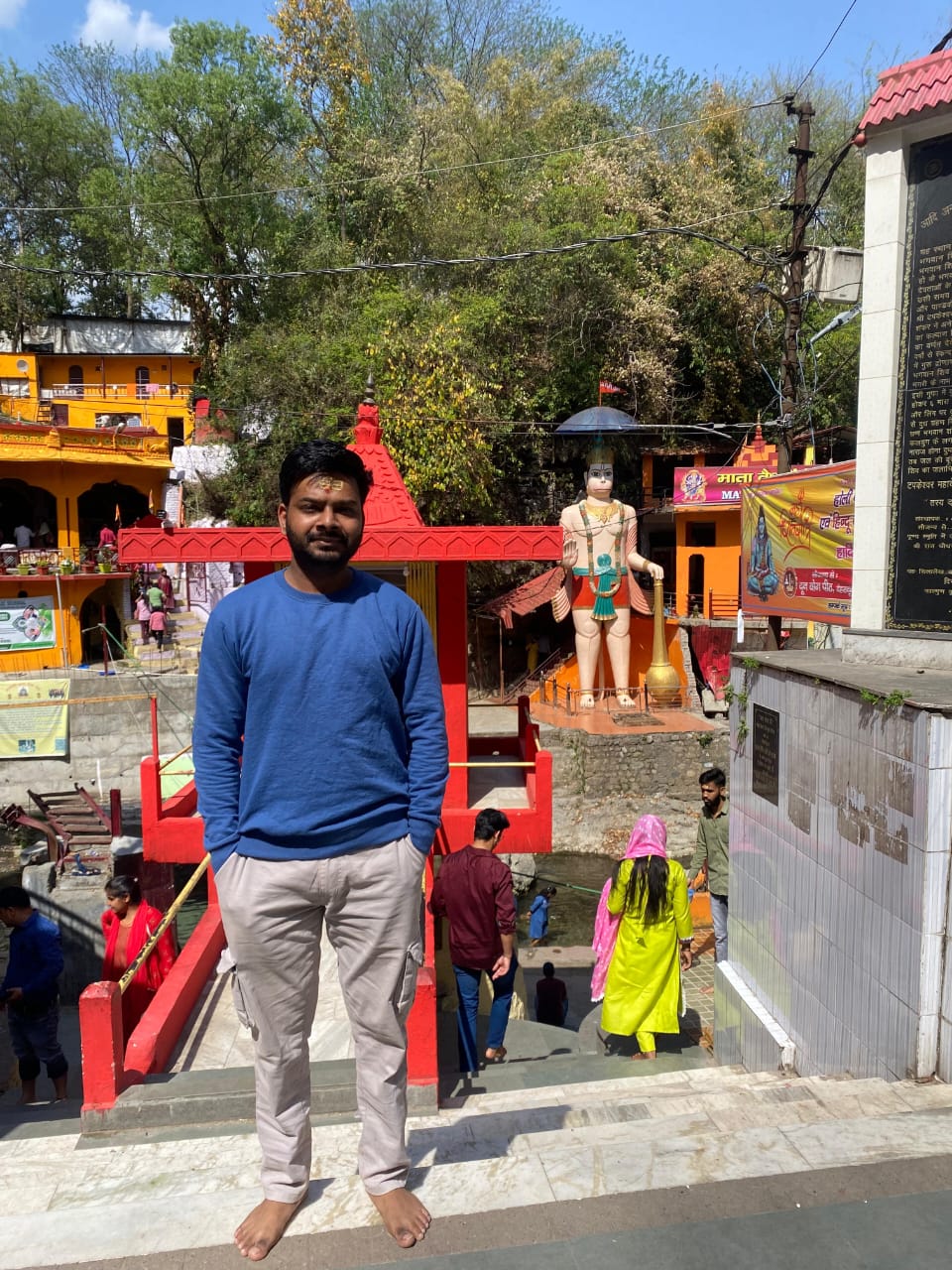 Tapkeshwar Temple cave entrance